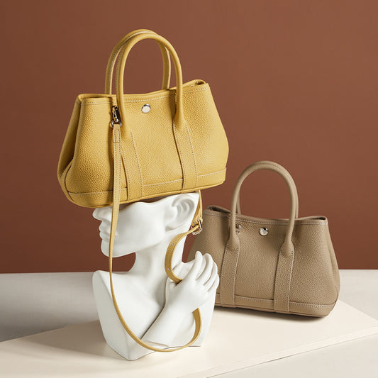 Women's Leather Top Handle Tote Bag