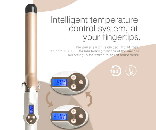 LCD Ceramic Hair Curler for Salon Waves