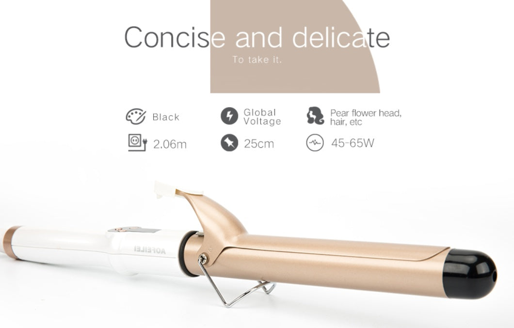 LCD Ceramic Hair Curler for Salon Waves