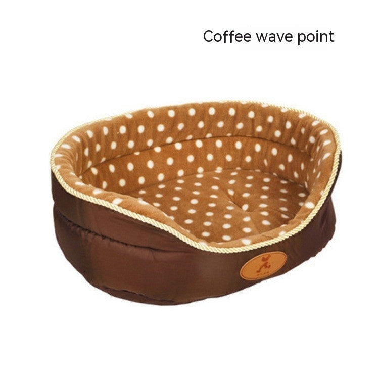 Soft Padded Dog Bed — Plush Comfort for All Breeds