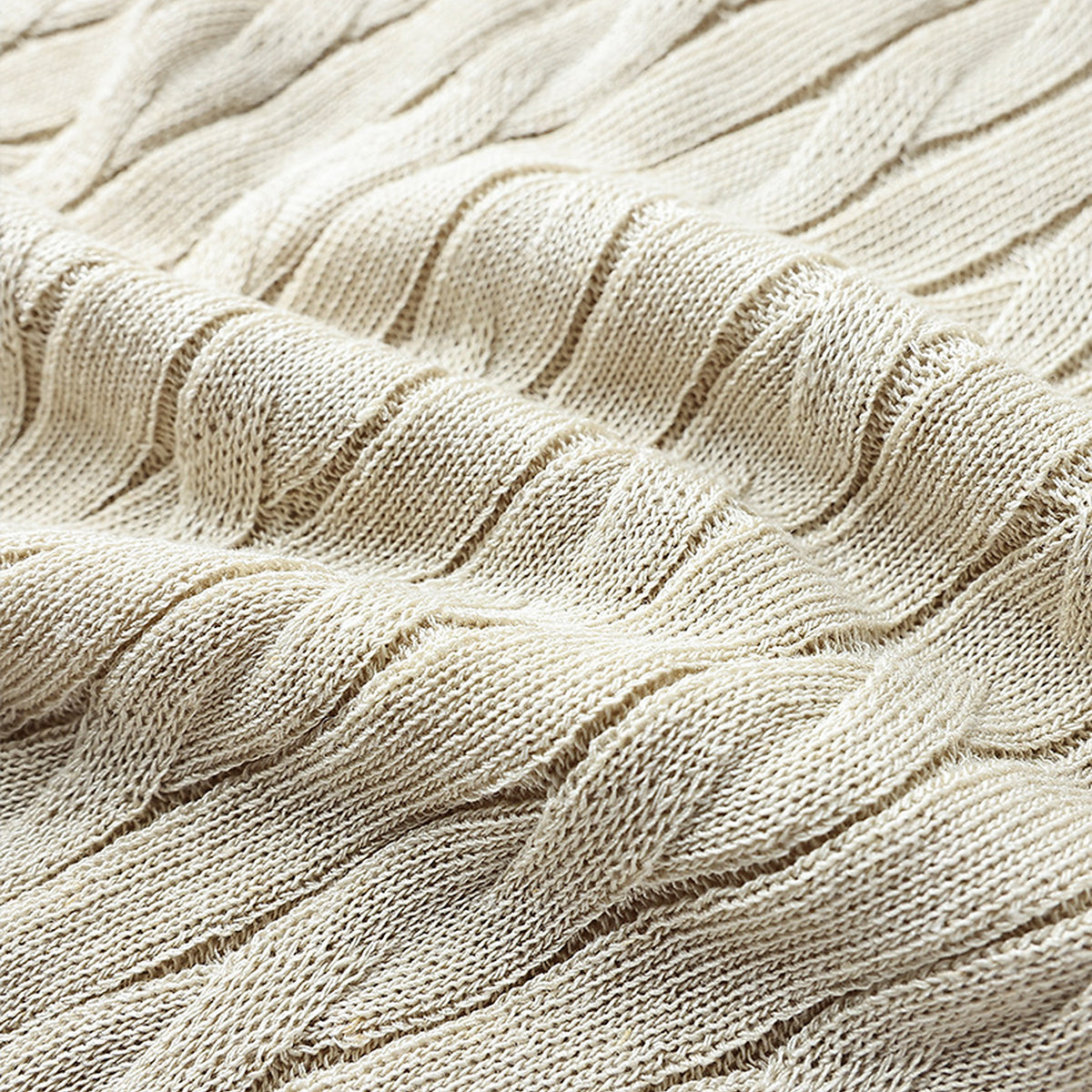 Women's Linen Blend Knit Polo Top