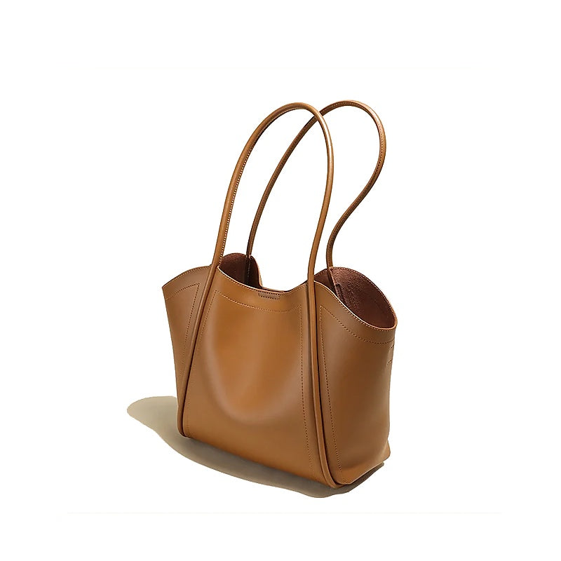 Premium Women's Luxe Leather Tote Bag