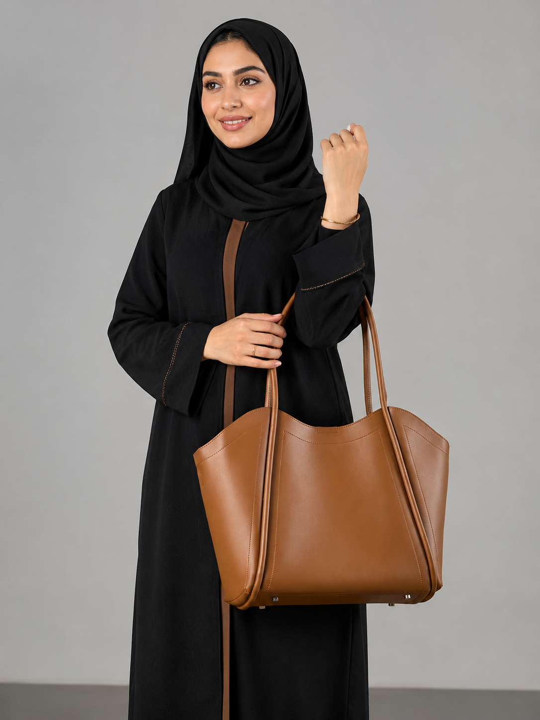 Premium Women's Luxe Leather Tote Bag