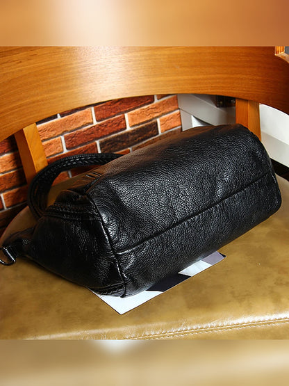 Women's Large Soft Leather Hobo Shoulder Bag